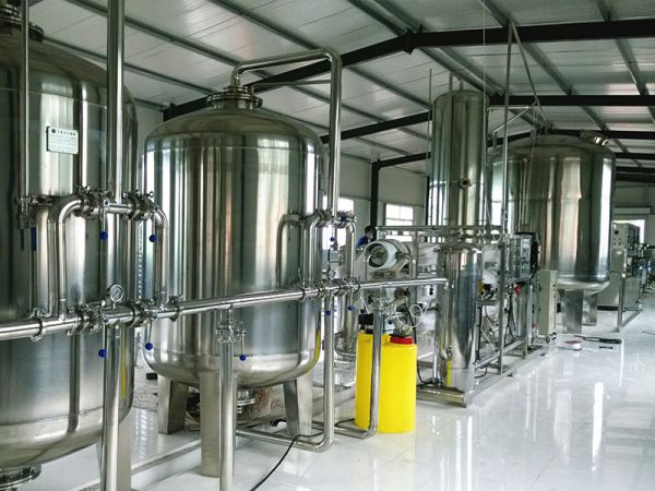 15吨纯净水生产线案例现场